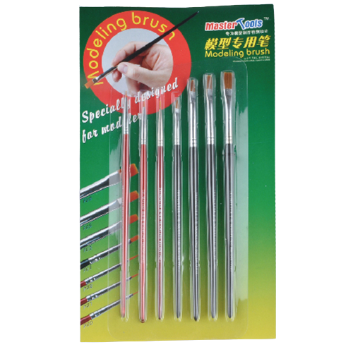 Modeling brushes (7pcs) Trumpeter 09900