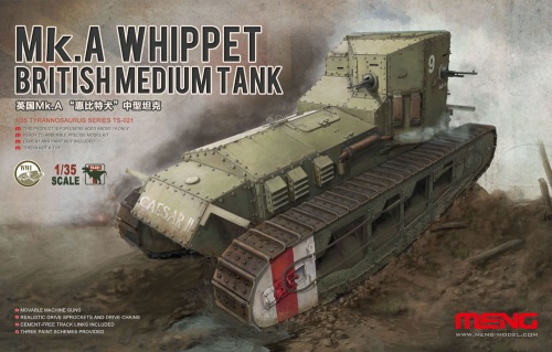 British Medium Tank Mk.A Whippet 1:35 Meng TS-021