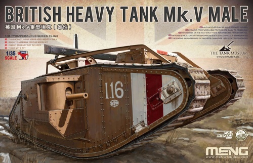 British Heavy Tank Mk.V Male 1:35 Meng TS-020