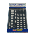 Zdjęcie główne produktu Szablon modelarski - kwadraty Hasegawa TP8 Cutting Template D