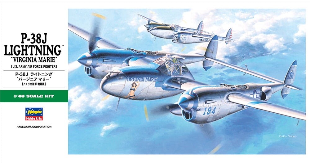 Zdjęcie główne produktu P-38J Lightning "Virginia Marie" 1:48 Hasegawa JT1