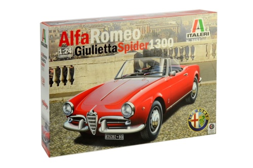 Alfa Romeo Giulietta Spider 1300 1:24 Italeri 3653