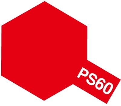 Zdjęcie główne produktu Tamiya 86060 PS-60 Bright Mica Red 100ml spray PS60