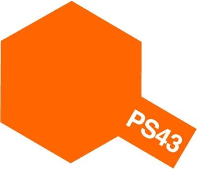 Tamiya 86043 PS-43 Translucent Orange 100ml spray PS43