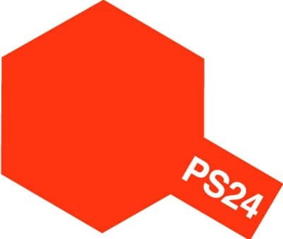 Tamiya 86024 PS-24 Fluorescent Orange 100ml spray PS24