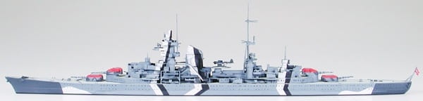 Zdjęcie dodatkowe produktu Heavy Cruiser Prinz Eugen (German) 1:700 Tamiya 31805