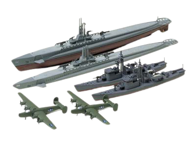 Zdjęcie główne produktu US Submarine Gato Class and Japanese Submarine Chaser No.13 1:700 Tamiya 31903