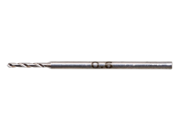 Zdjęcie główne produktu Wiertło precyzyjne 0,6 mm (śr. trzonu 1,0 mm) Tamiya 74127