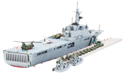 LST-4002 Shimokita (JMSDF, Japan Defense Ship) 1:700 Tamiya 31006