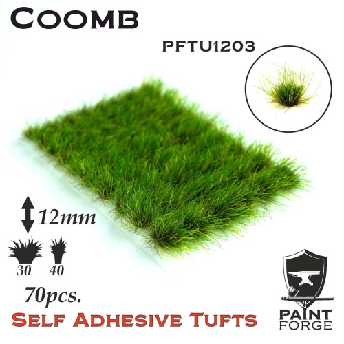 Coomb Grass Tufts 12mm (70pcs) Paint Forge PFTU1203