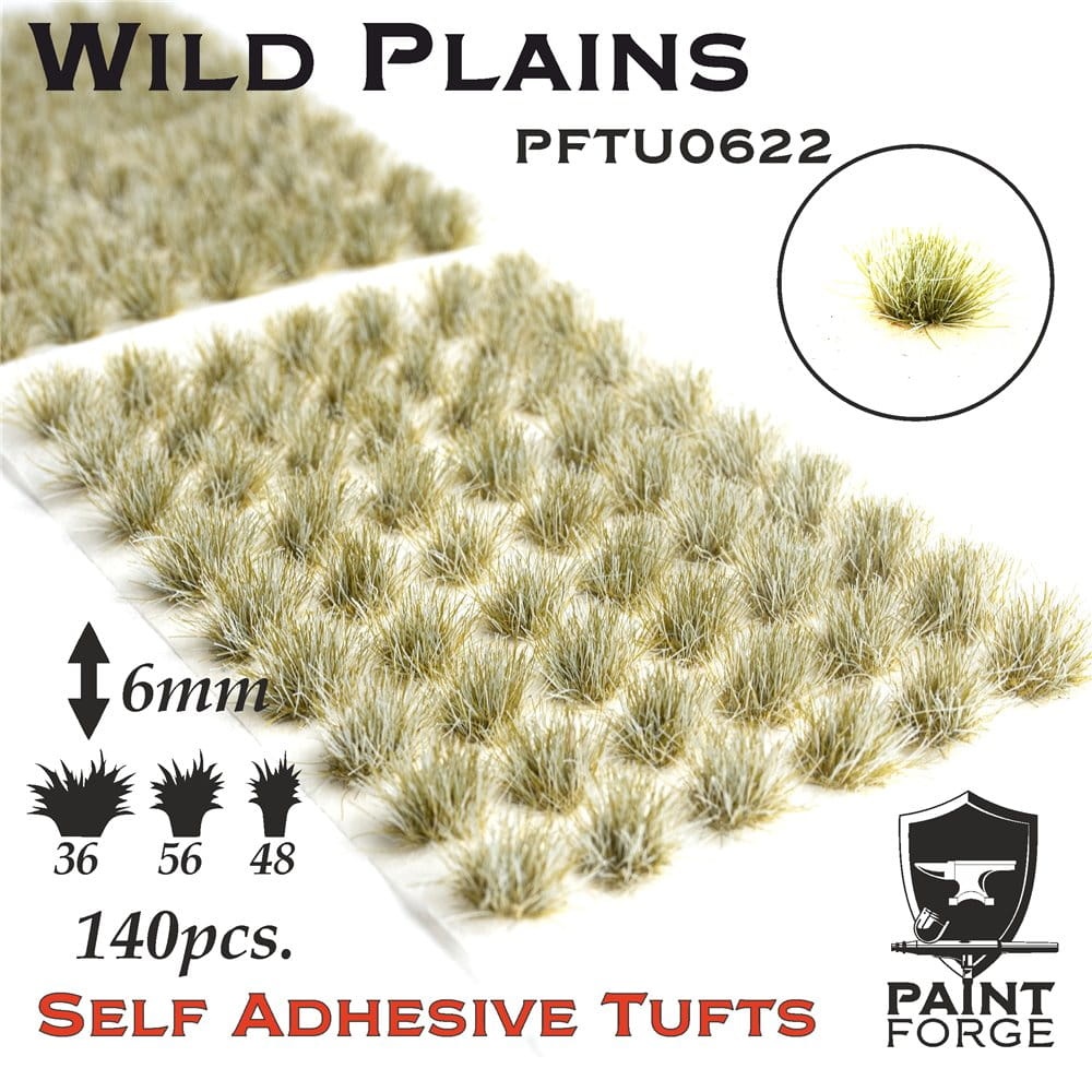 Zdjęcie główne produktu Wild Plains Grass Tufts 6mm (140szt) Paint Forge PFTU0622