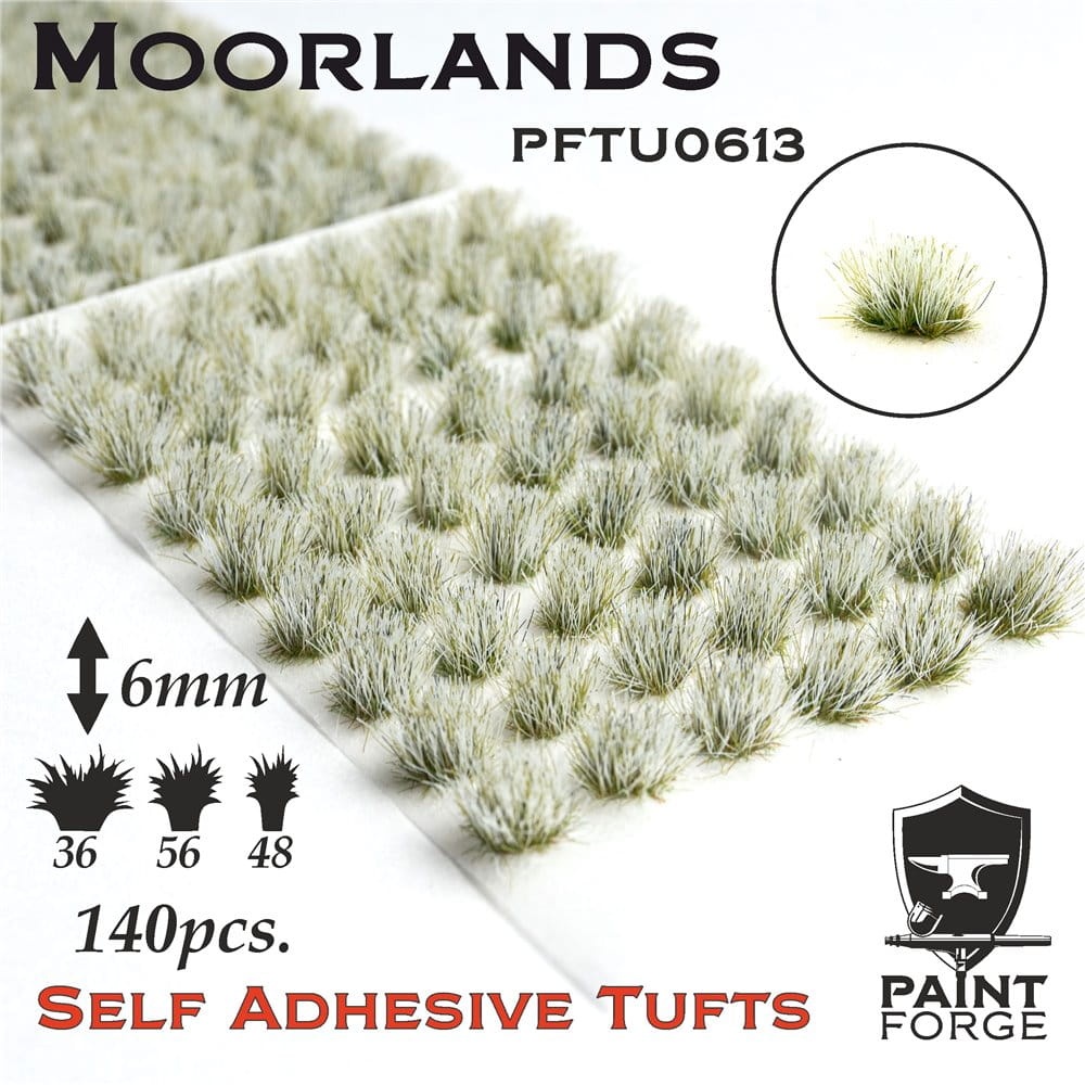 Zdjęcie główne produktu Moorland Grass Tufts 6mm (140szt) Paint Forge PFTU0613