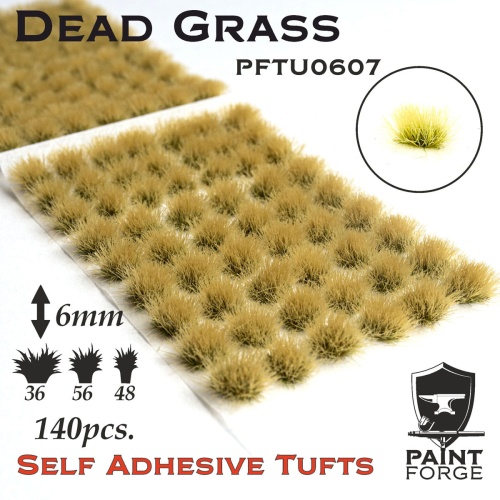 Dead Grass Tufts 6mm (140pcs) Paint Forge PFTU0607