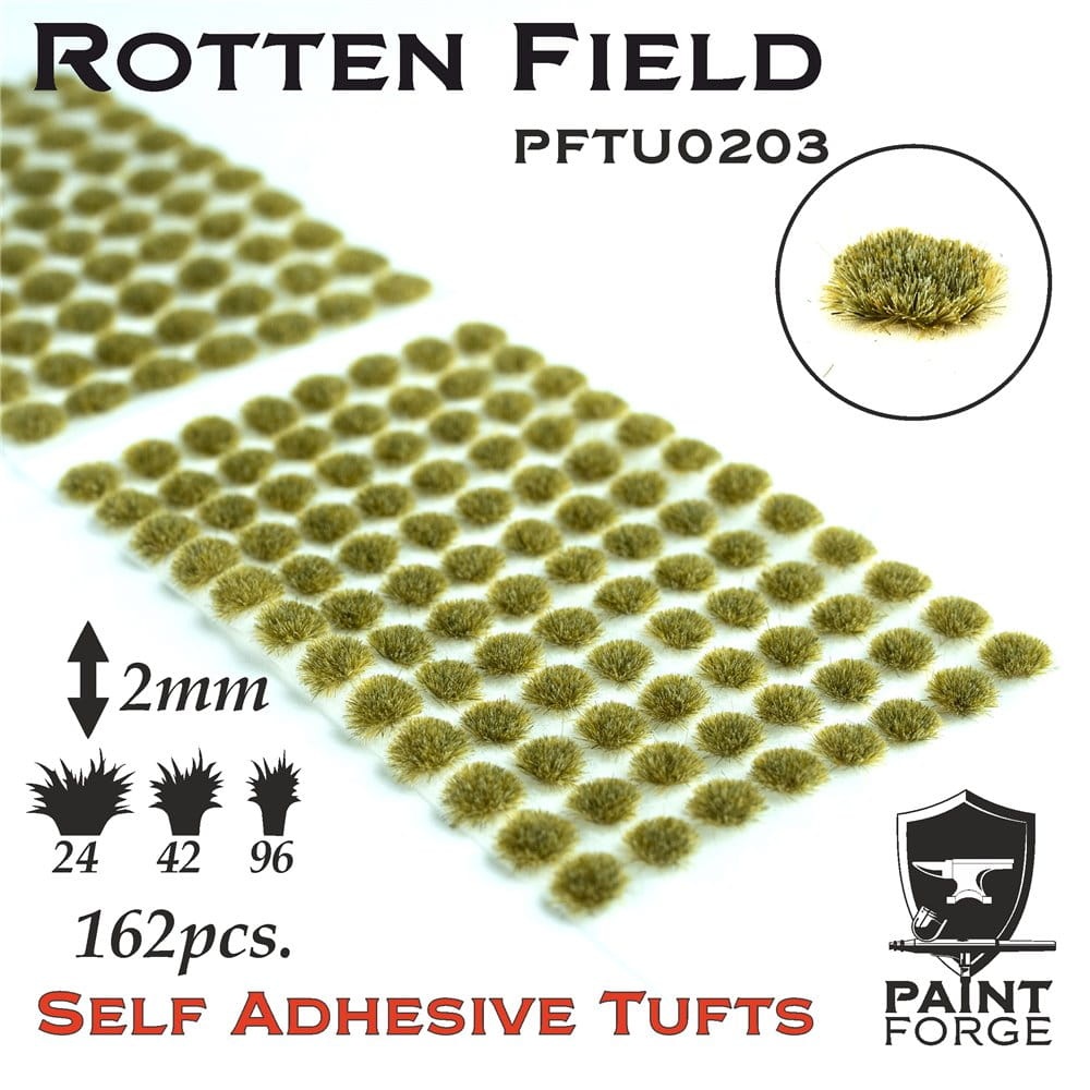 Zdjęcie główne produktu Rotten Field Grass Tufts 2mm (162szt) Paint Forge PFTU0203