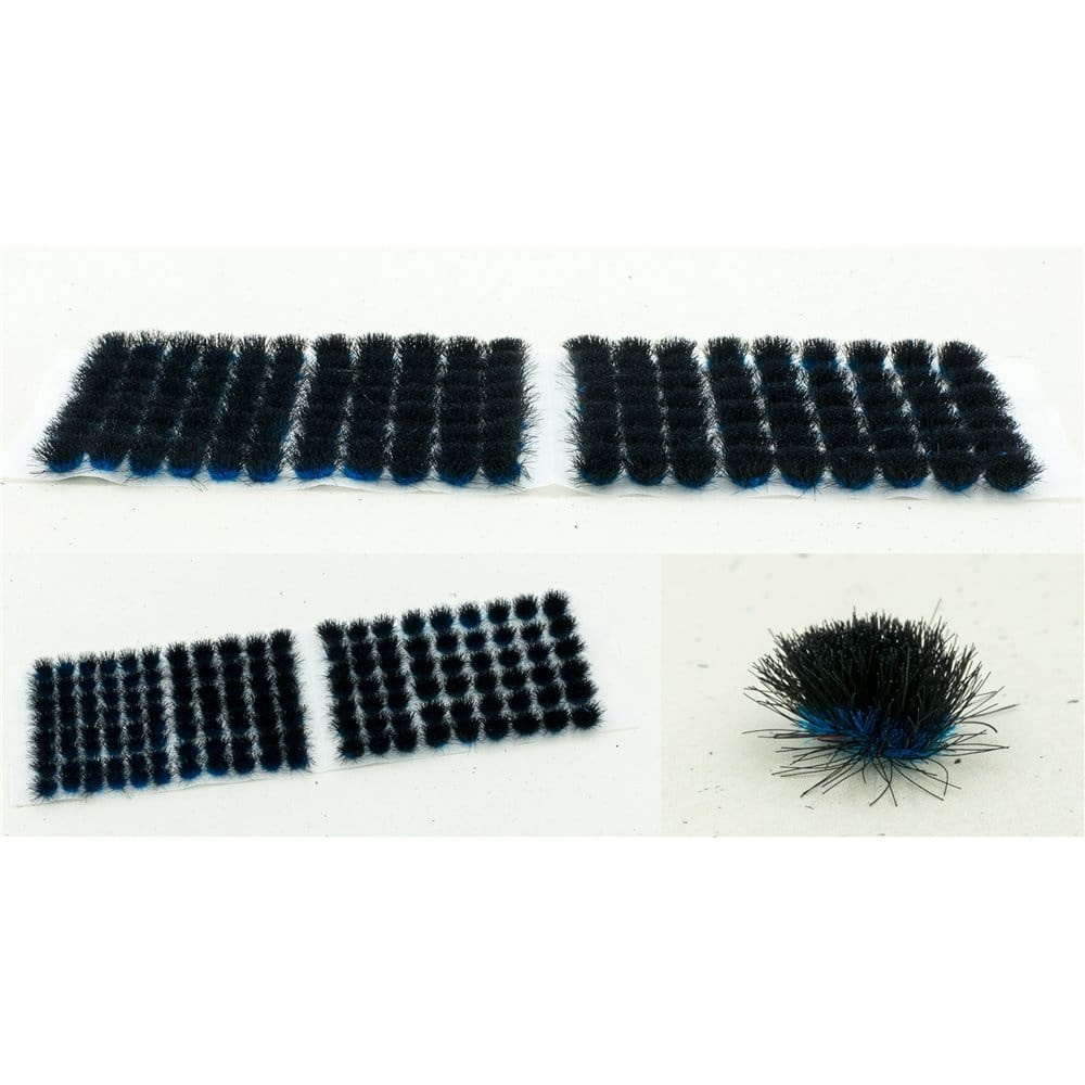 Zdjęcie dodatkowe produktu Phobos Black Alien Tufts 6mm (140szt) Paint Forge PFAT0606
