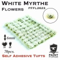 Zdjęcie główne produktu White Myrthe Flowers 6mm (70szt) Paint Forge PFFL2623