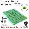 Zdjęcie główne produktu Light Blue Flowers 6mm (70szt) Paint Forge PFFL2611