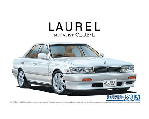 Nissan Laurel HC33 Medalist Club L ƒ'91 1:24 Aoshima 061282