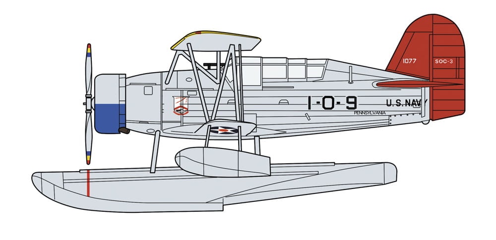 Zdjęcie dodatkowe produktu SOC-3 Seagull Hydroplan 1:72 Hasegawa 02394