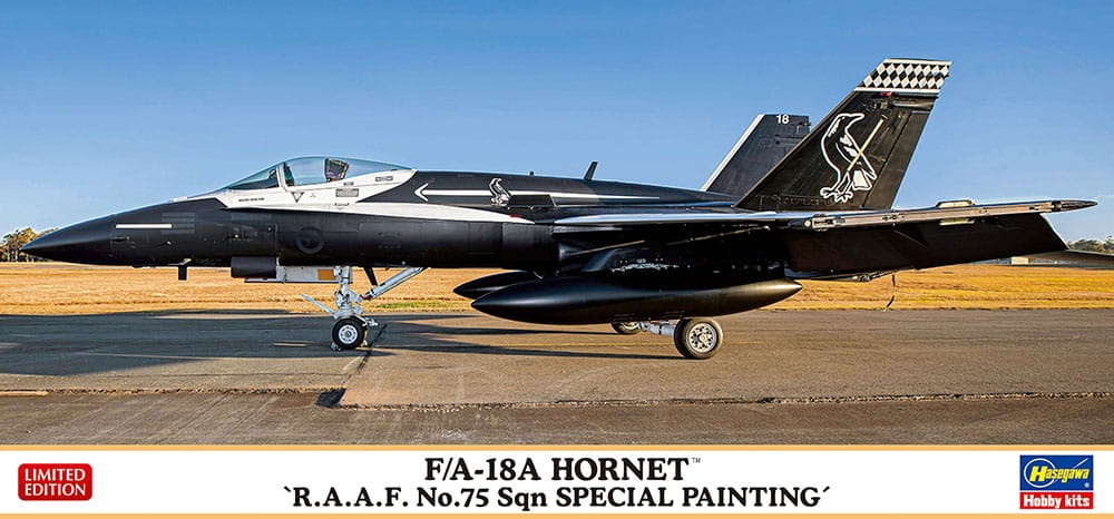 Zdjęcie główne produktu F/A-18A Hornet (RAAF 75 Sqn) 1:72 Hasegawa 02411
