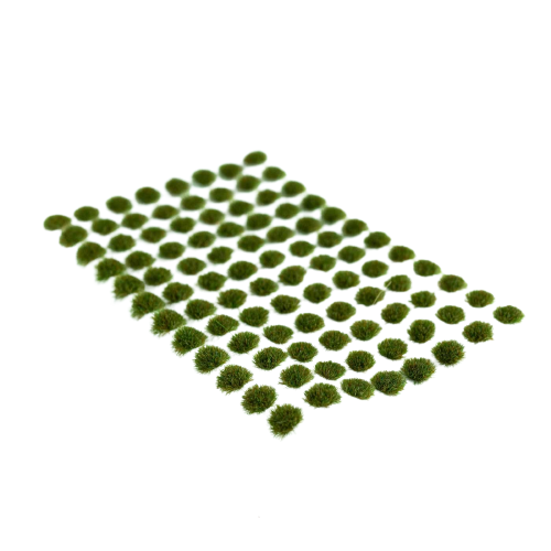Zdjęcie dodatkowe produktu Glade Green Grass Tufts 2mm (162szt) Paint Forge PFTU0206