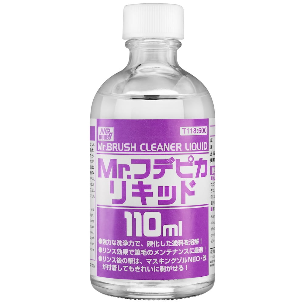 Zdjęcie główne produktu Płyn do czyszczenia pędzli 110ml Mr. Brush Cleaner Liquid Mr. Hobby T-118