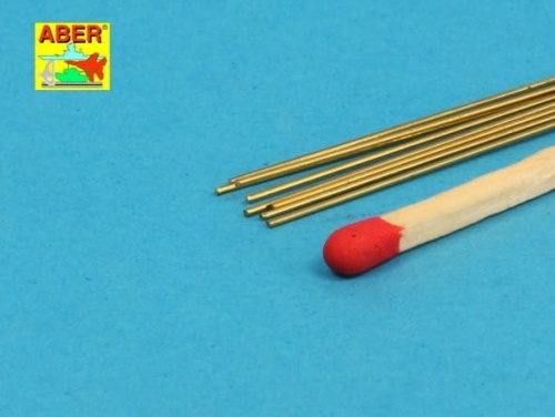Brass rods fi 0,5mm length 245mm (8pcs) Aber BR 05