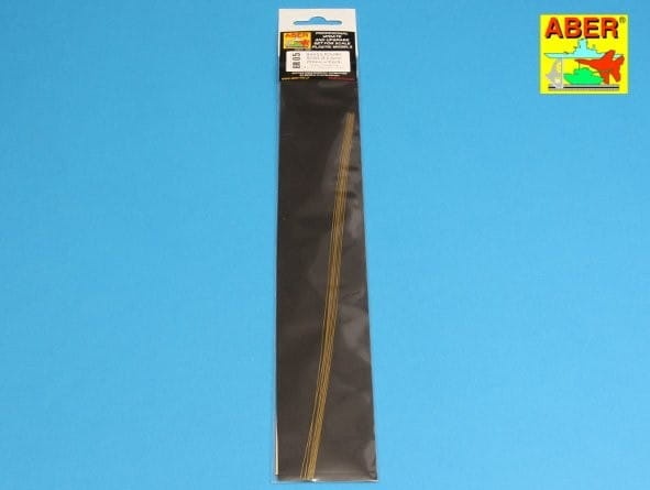 Zdjęcie dodatkowe produktu Pręty mosiężne fi 0,5mm długość 245mm (8szt) Aber BR 05