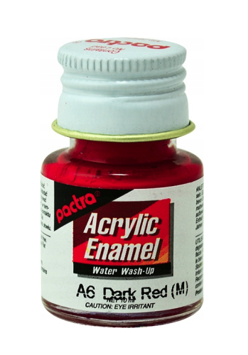 Pactra 006 (A6) Dark Red Matt paint 10ml