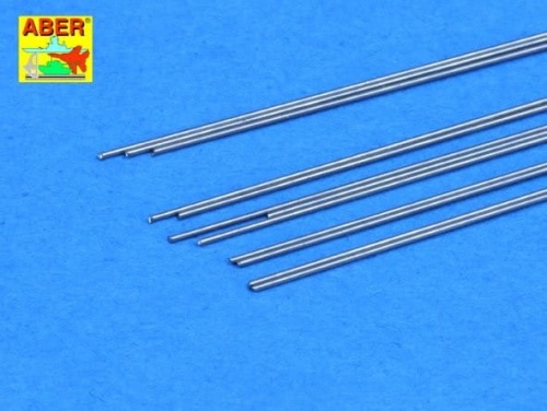 Steel rods diameter 0.4mm length 245mm (12 pcs) Aber SR 04