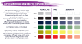 Zdjęcie dodatkowe produktu Basic Miniature Painting Colours vol. 1 Hataka HTK-DS01 Violet Line