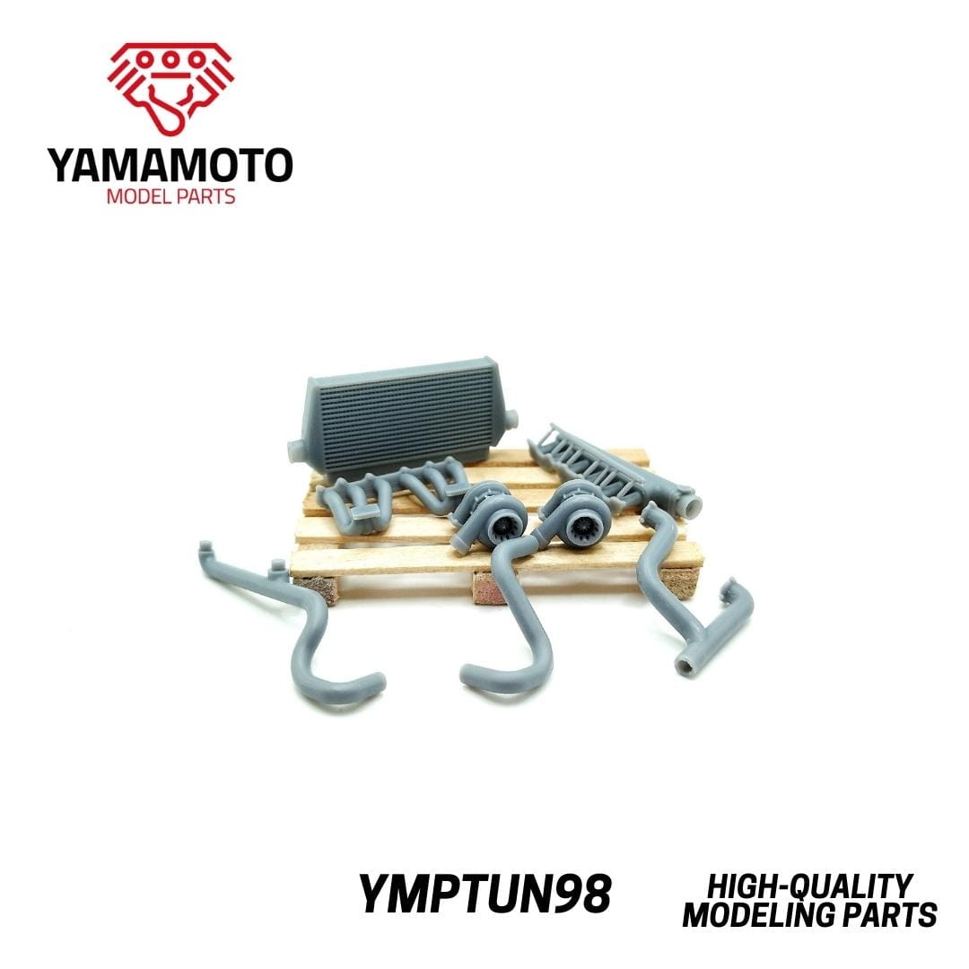 Zdjęcie główne produktu 2JZ Twin Turbo Kit for Tamiya Supra MK4 24123 Yamamoto YMPTUN98