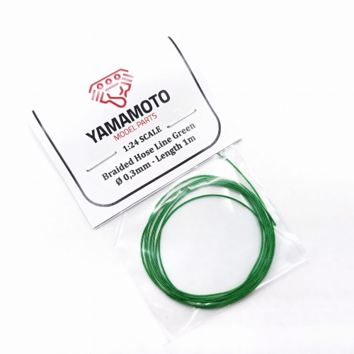Braided Hose Line Green 0.3mm 1m Yamamoto