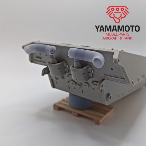 Flammvernichter muffler set for Tiger II/E-50/E-75 Type 1 Yamamoto