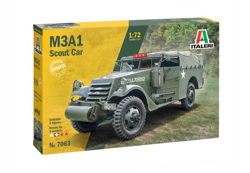 Zdjęcie główne produktu M3A1 Scout Car 1:72 Italeri 7063