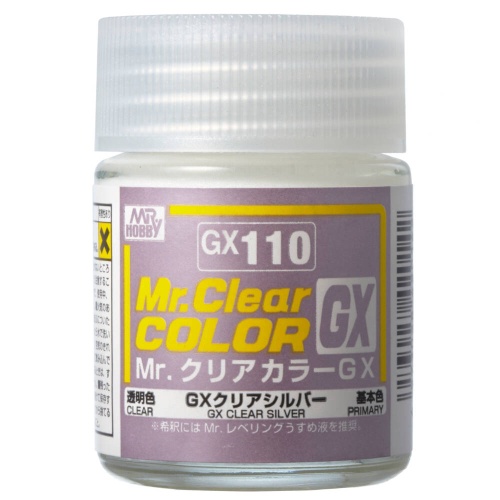 Mr. Color GX-110 GX Clear Silver Mr. Clear Color GX110