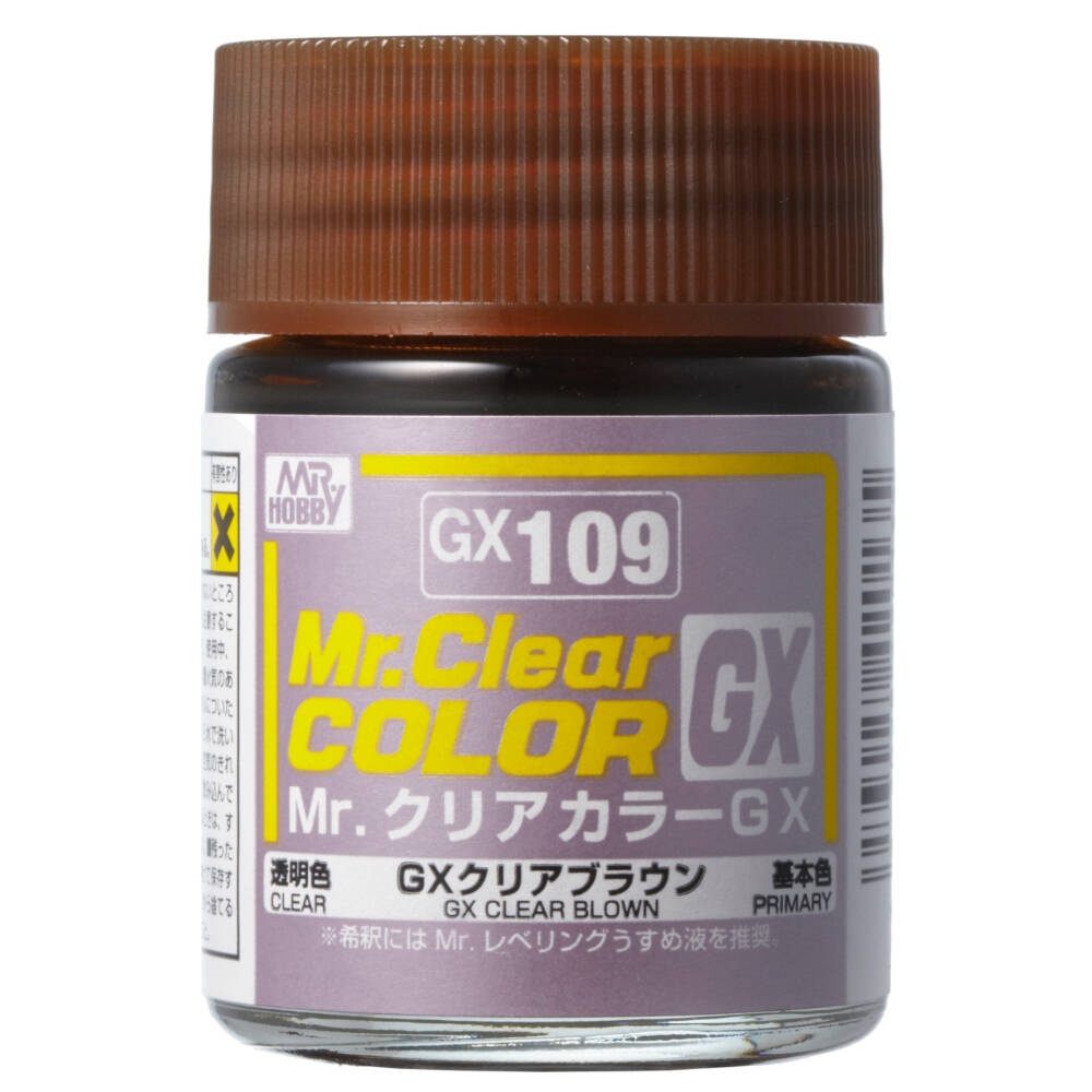 Zdjęcie główne produktu Mr. Color GX-109 GX Clear Brown Mr. Clear Color GX109
