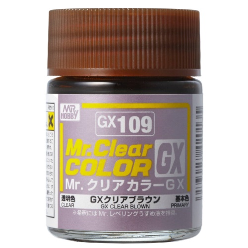 Mr. Color GX-109 GX Clear Brown Mr. Clear Color GX109