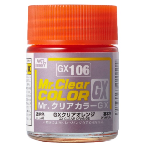 Mr. Color GX-106 GX Clear Orange Mr. Clear Color GX106