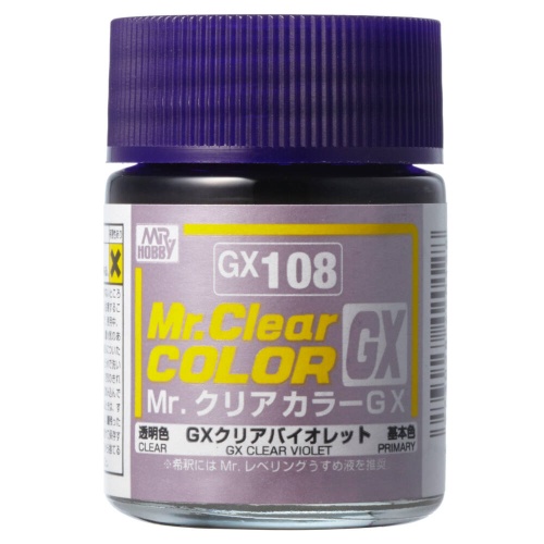 Mr. Color GX-108 GX Clear Violet Mr. Clear Color GX108