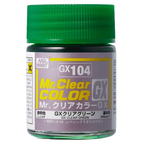 Mr. Color GX-104 GX Clear Green Mr. Clear Color GX104