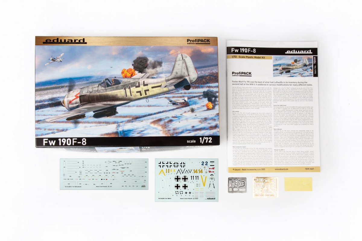 Zdjęcie dodatkowe produktu Fw 190F-8 1:72 Eduard 70119
