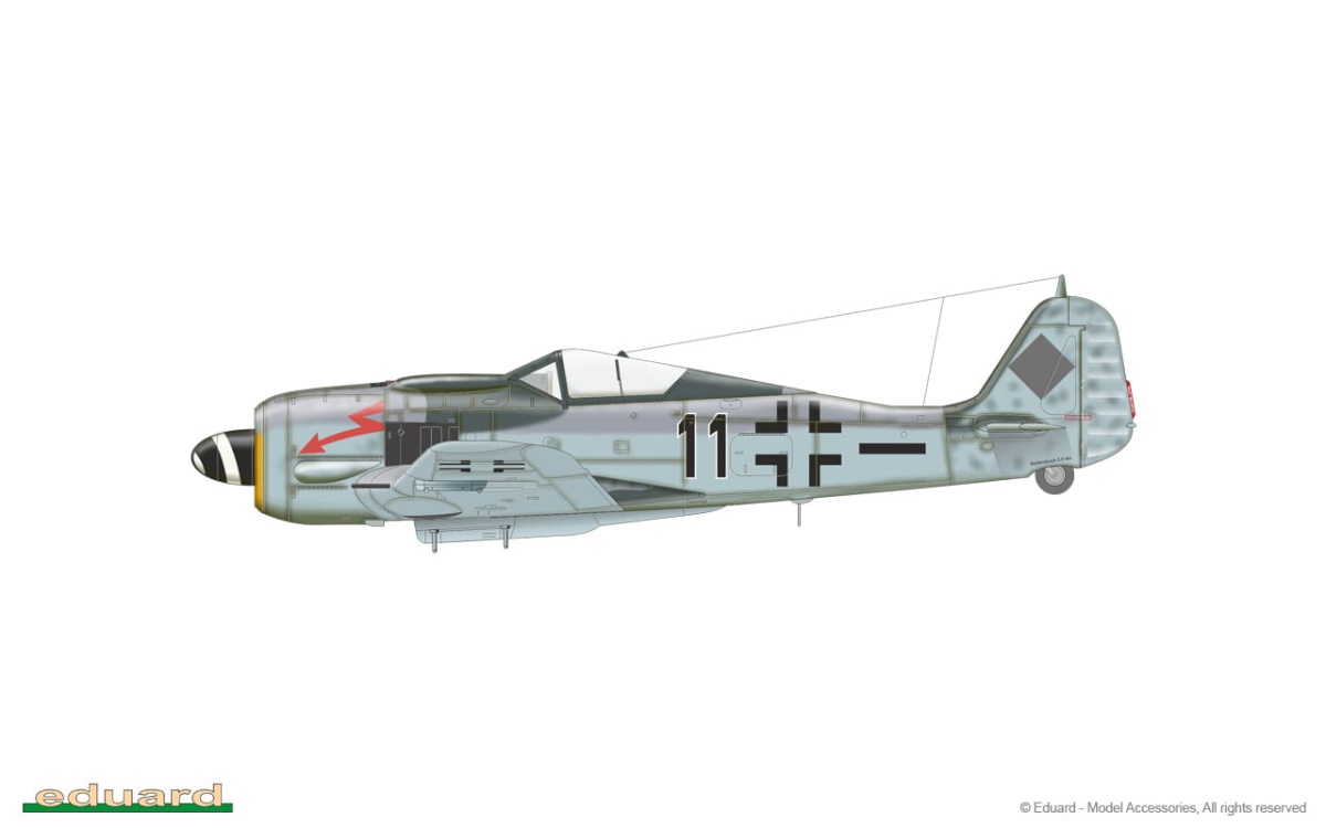 Zdjęcie dodatkowe produktu Fw 190F-8 1:72 Eduard 70119