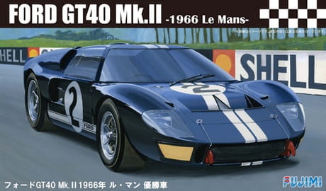 Ford GT40 Mk-II \'66 LeMans Winner 1:24 Fujimi 126036