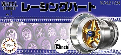 Racing Hart 15-inch 1:24 Fujimi Rims 193427