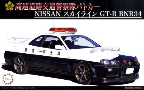 Nissan Skyline GT-R BNR34 Patrol Car 1:24 Fujimi 039770