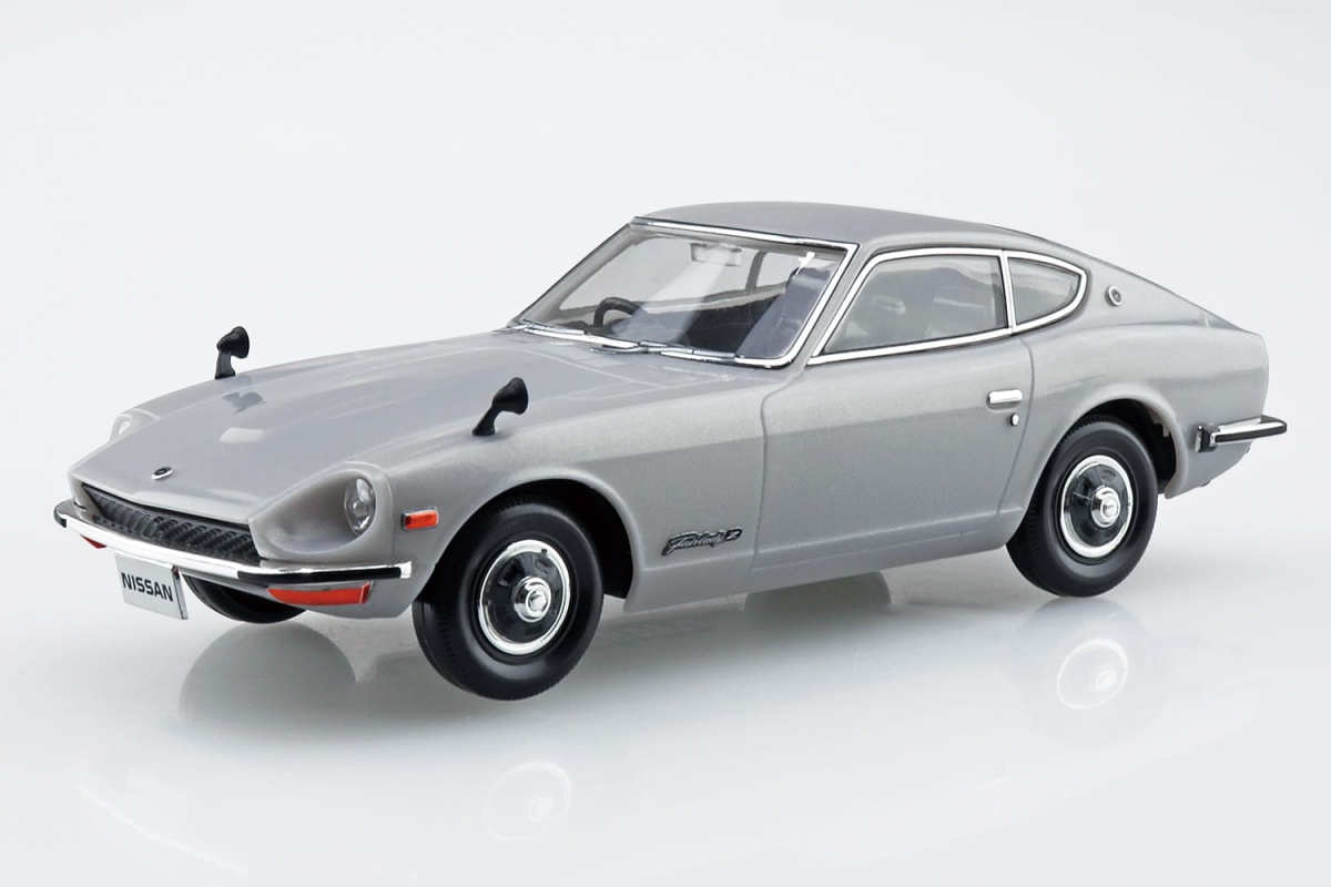 Zdjęcie dodatkowe produktu Nissan S30 Fairlady Z (Silver) SNAP KIT 1:32 Aoshima 062586