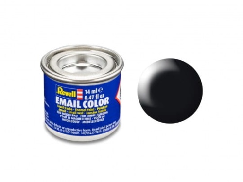 Revell 32302 Paint 302 Black Silk RAL 9005 Enamel 14ml
