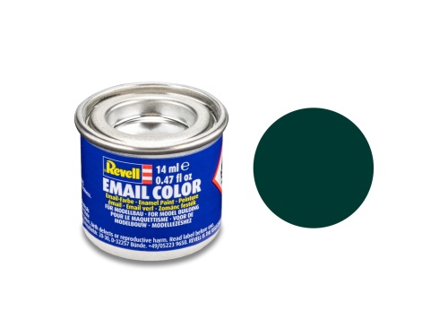 Revell 32140 Paint 40 Black Green Matt Enamel 14ml