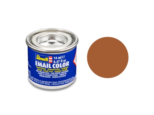 Revell 32185 Paint 85 Brown Matt RAL 8023 Enamel 14ml